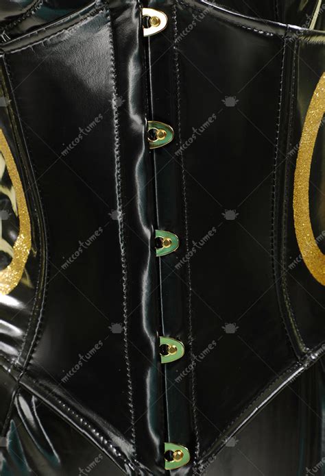 Women Pm Derivative Sexy Lingerie Set Black Bodysuit And Top With Chiffon Skirt Headband Tail