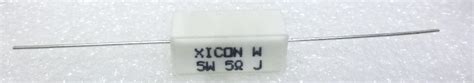 Rsq Cement Wirewound Resistor Ohm Watt Axial Lead Mfr Xicon