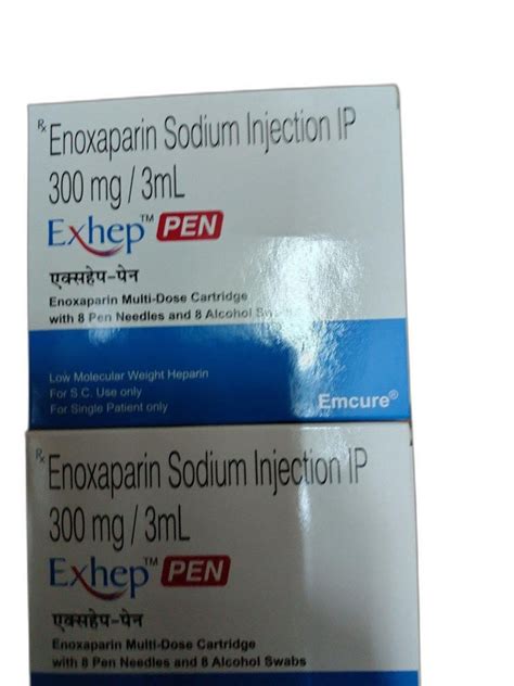 Exhep Pen Mg Ml Enoxaparin Injection At Rs Box