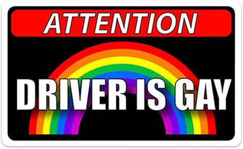 I Love Gay Porn Car Sticker LGBT Bumper Sticker Rainbow Pride Prank Funny Auto Window Decal