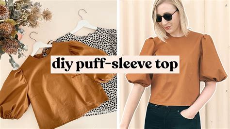 Diy Puff Sleeve Top Youtube