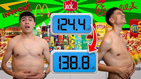 Who Can Gain The Most Weight In Hours Calories Challenge