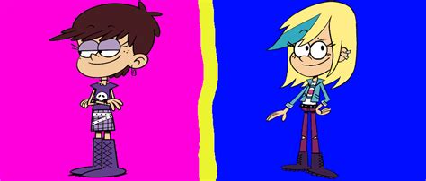 Luna Loud And Sam Sharp By Thedragonface On Deviantart