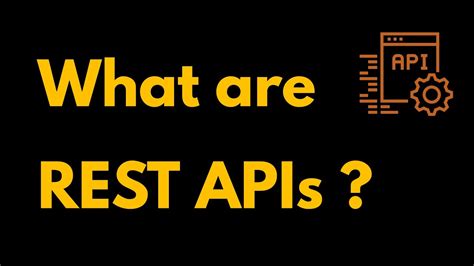 What are REST APIs? | Introduction to REST with SpringBoot | RESTful ...