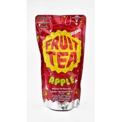 Jual FRUIT TEA KEMASAN POUCH RASA APEL BLACKCURRANT 230ml 1 DUS ISI 24