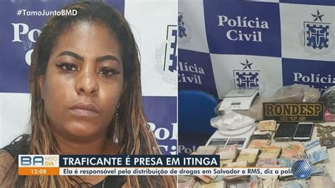 Mulher Suspeita De Ser Distribuidora De Drogas Em Salvador E Rms é