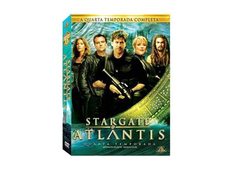 DVD Box Stargate Atlantis 4ª Temporada Completa 5 DVDs em Promoção