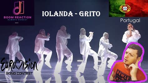 Iolanda Grito Reaction Portugal Eurovision 2024 YouTube