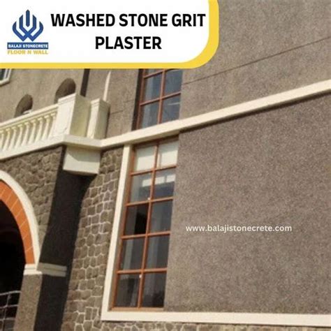 Washed Stone Grit Plaster For Commercial And Residential At Rs 200