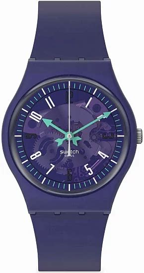 Swatch SO28V102 Gent Biosourced PHOTONIC PURPLE Zegarek Damski