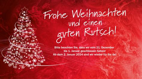 Frohe Weihnachten Und Einen Guten Rutsch