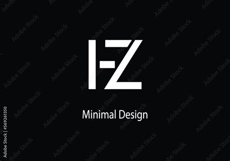 Alphabet HZ monogram logo design. Alphabet HZ. HZ vector logo. Modran ...