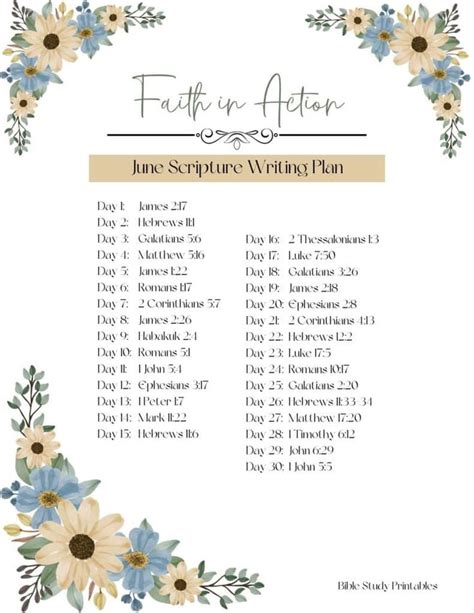 Free Scripture Writing Worksheets For Bible Study