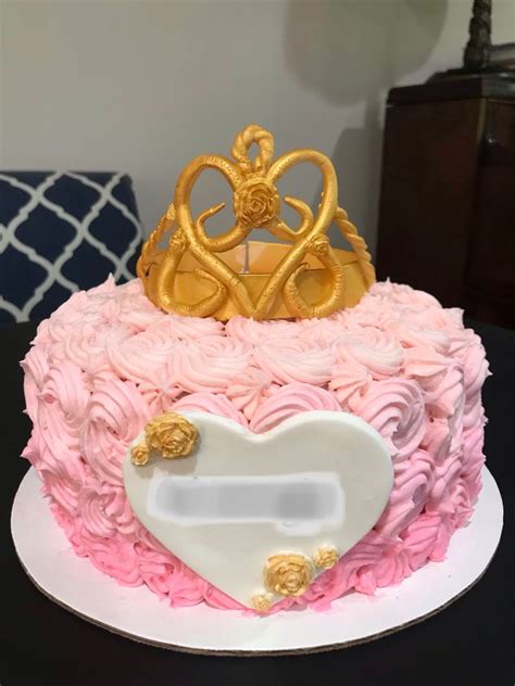 Pink Princess Cake Cake Pink Princess Cakes Ombre Rosette Cake