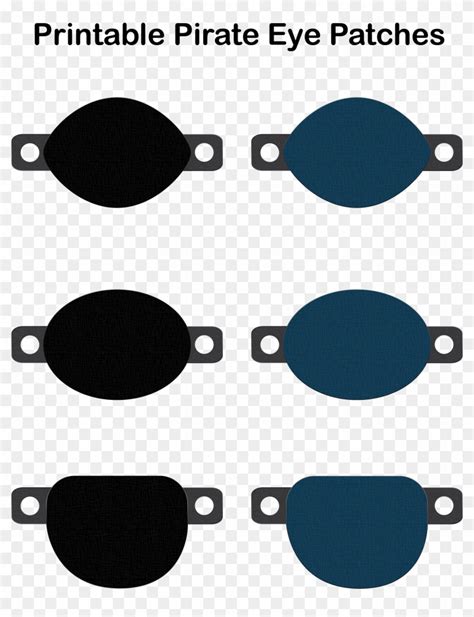 Pirate Eye Patch Template