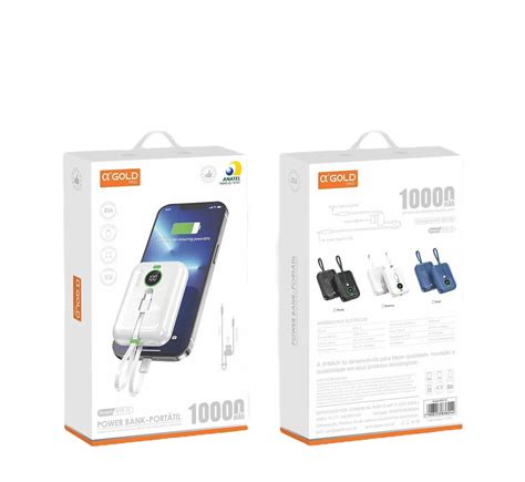 Carregador Portátil Powerbank 10 000mah BTE 15 Caixa 60 unidades