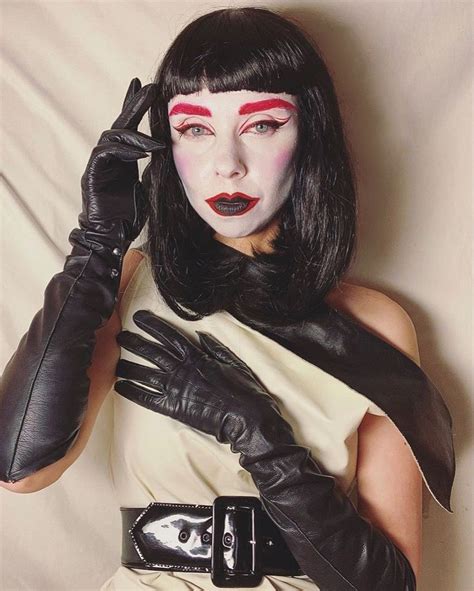 Pin By Robert Smith On Non Model Leather Opera Gloves Face Makeup