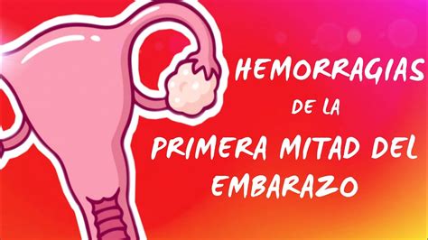 Hemorragias De La Primera Mitad Del Embarazo Youtube