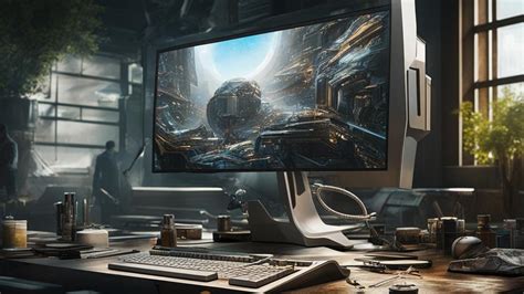 Futuristic PC monitor by Pickgameru on DeviantArt