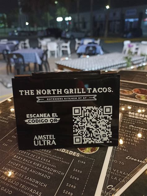 Carta Del Restaurante The North Grill Tacos Torre N