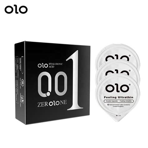 OLO Best Long Lasting Ultra Thin Hyaluronic Acid Thermal Condom Hot