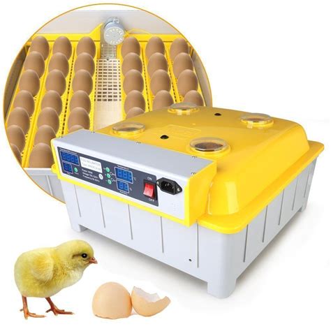 Magicfly 48 Eggs Digital Automatic Turner Incubator Hatcher Poultry