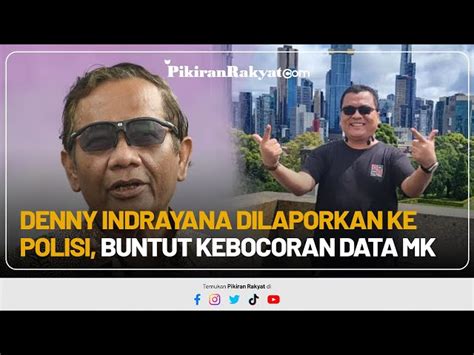 Denny Indrayana Dilaporkan Ke Polisi Buntut Kebocoran Data MK Soal