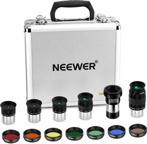 NEEWER Kit d oculaire et de filtres de télescope 14 pièces accessoires