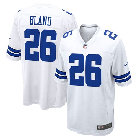 Men's Embroidery Jersey Dallas_Cowboys DaRon Bland White Game Jersey-L ...