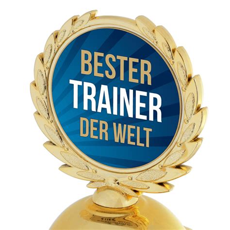 Pokal Bester Trainer Der Welt Drancy Cm Mit Deckel