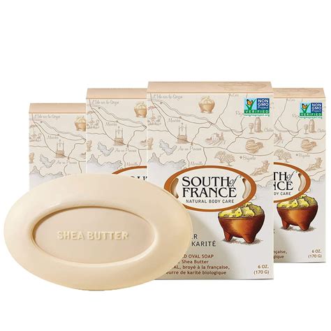 Shea Butter Clean Bar Soap By South Of France Clean Body Care Triple Milled French Soap With