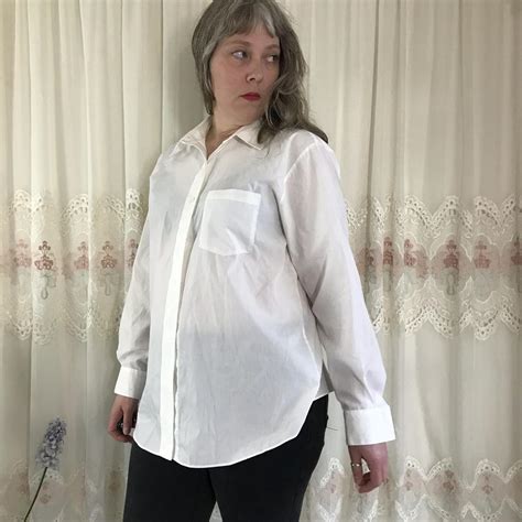 Foxcroft Women S White Blouse Depop