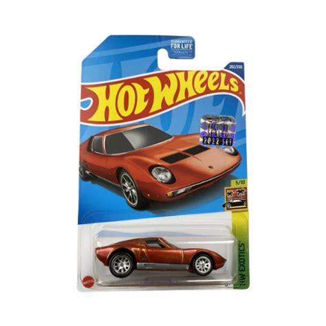 Hot Wheels 2022 Super Treasure Hunts 71 Lamborghini Miura SV Price Guide