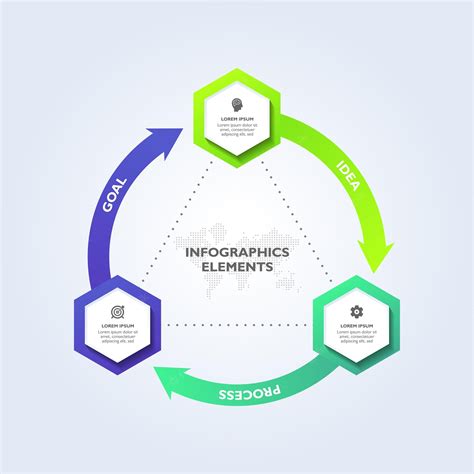 Premium Vector Flat Circular Diagram Infographic Business Template