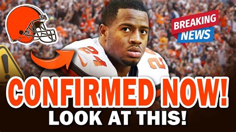 Confirmed Now Look At This Cleveland Browns News Today Youtube