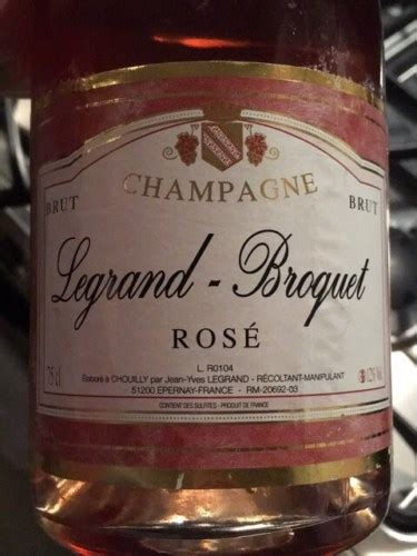 Legrand Broquet Ros Brut Champagne Vivino Us