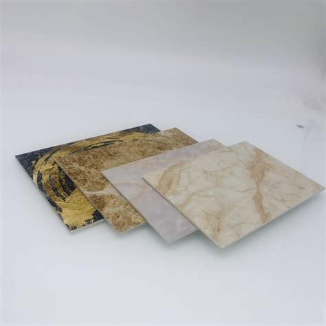 High Glossy Waterproof PVC Sheet UV Board Faux Marble Wall Panels