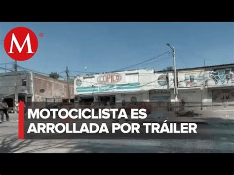 Motociclista pierde la vida tras chocar con un tráiler en Tultitlán