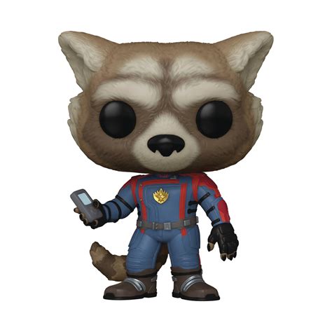 Jul228128 Pop Marvel Gotg 3 Rocket Vinyl Fig Previews World