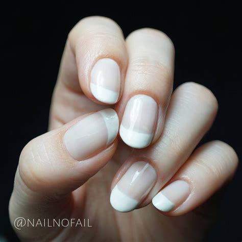 Sheer White Nail Designs Ideas Fsabd