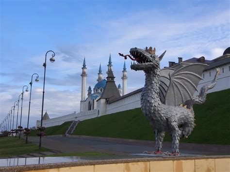 Zilant dragon. Kazan city, Russia. Stock Photo by ©ArtyomMirniy 126546480