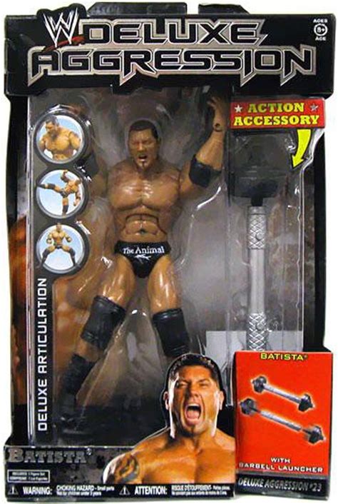 Wwe Wrestling Deluxe Aggression Series 23 Batista Action Figure Jakks