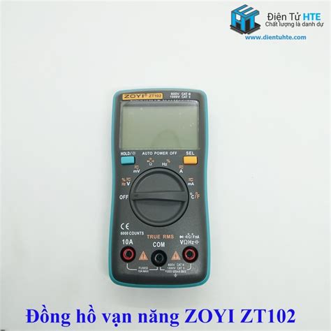 Đồng hồ vạn năng số ZOTEK ZOYI ZT102 TRUE RMS | Điện Tử HTE