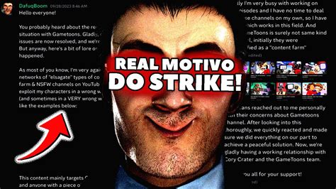 FOI REVELADO O REAL MOTIVO DO DAFUQ BOOM TER DADO STRIKE NO GAMESTOON