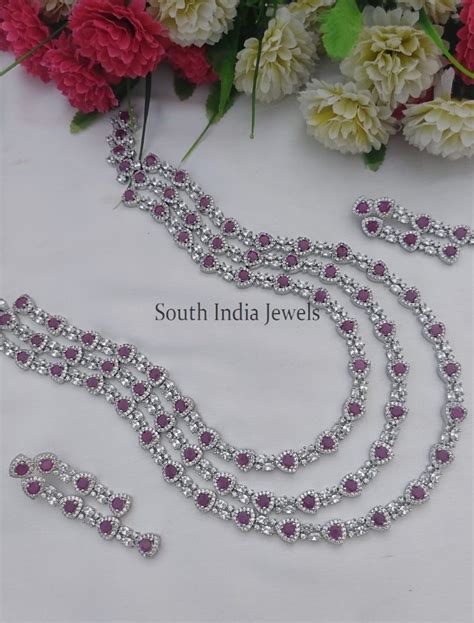 South Indian Long Necklace Haram High Quality South India Jewels