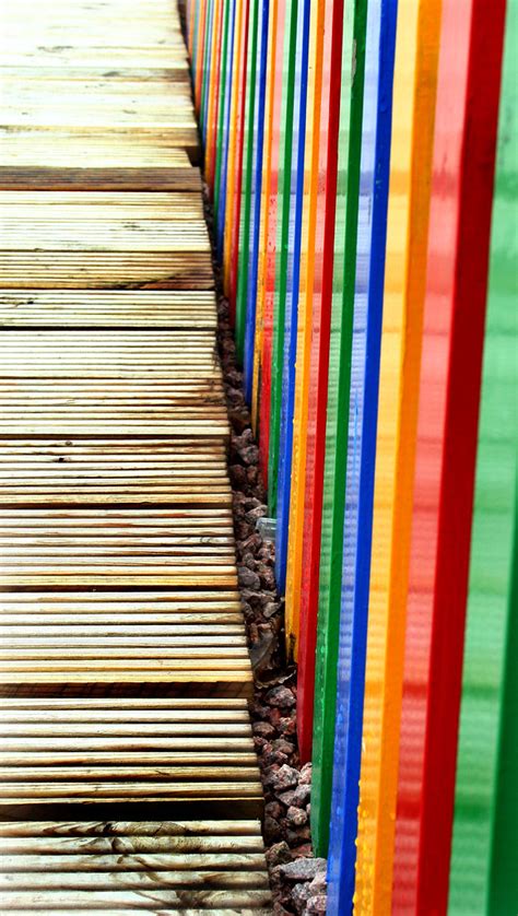 Rainbow Fence Rowan Flickr