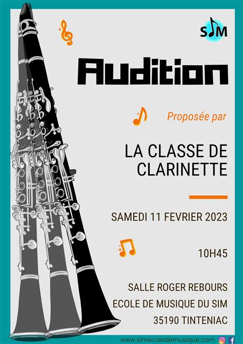 Audition De La Classe De Clarinette Bretagne Romantique