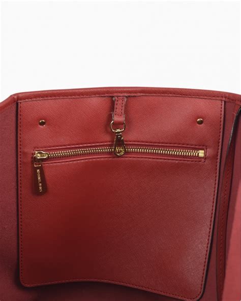 Bolsa Michael Kors Jet Set Original Vermelha Feminino