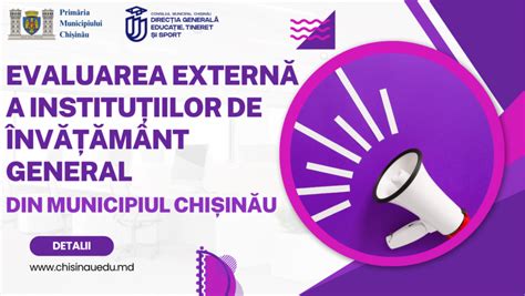 Evaluarea Extern A Institu Iilor De Nv M Nt General Din Municipiul