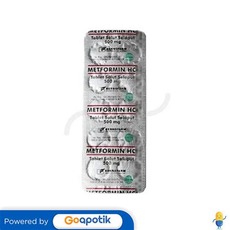 Metformin Bernofarm 500 Mg Tablet Kegunaan Efek Samping Dosis Dan Aturan Pakai